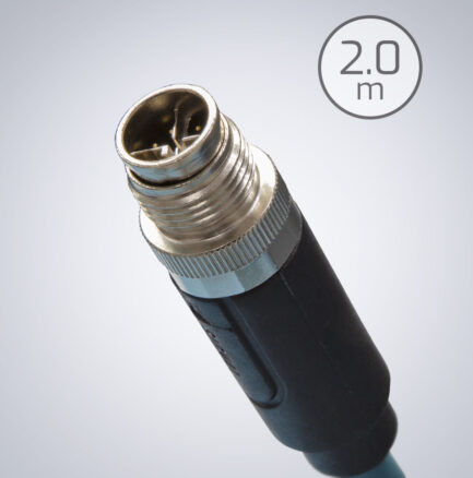 M12 to RJ45 2.0m cable