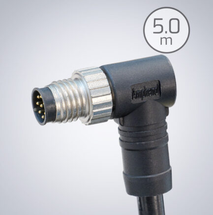 IP67 GPIO Cable M8 5m